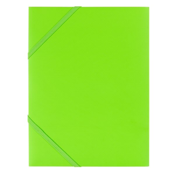 Cartellina con elastico  angolare Happy Color Fluo  - polipropilene - 29,7x21 cm  - colori assortiti