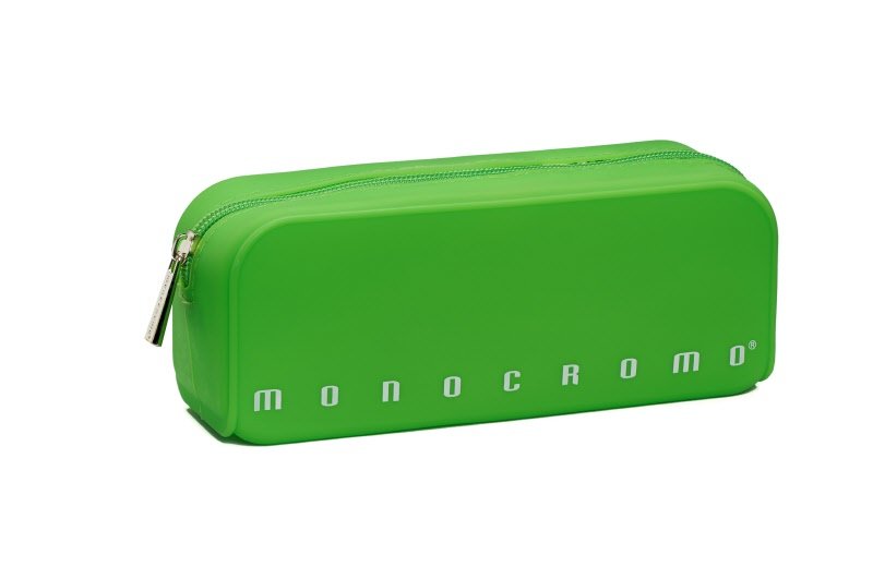 Bustina Monocromo Fluo - silicone morbido soft touch - Verde