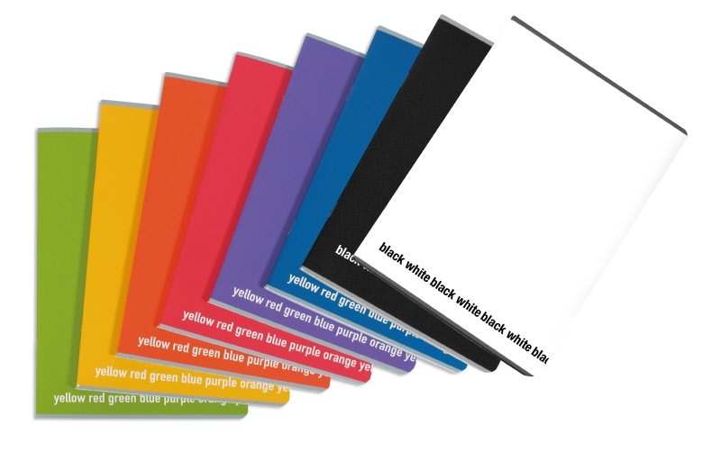 Quaderno Happy Color - Rigatura 1R - Righe medie e superiori - 80 g - A5 - copertine assortite