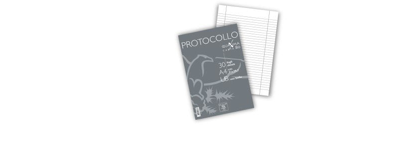 Fogli protocollo Pigna  - Rigatura UB - Uso bollo  - 200 fogli - 80 g
