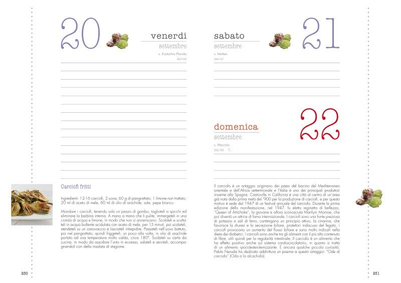 Agenda giornaliera 12 mesi - 2027 - 14,5x20,5 cm -  interno fisso - fantasia