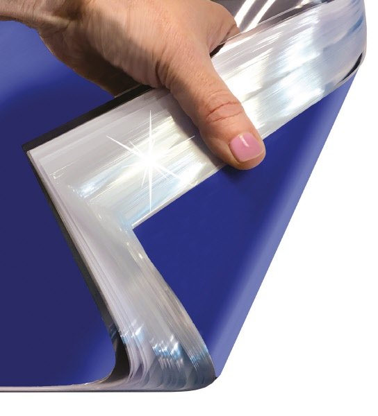 Portalistini personalizzabile Happy Color  - polipropilene -  80 buste - bianco