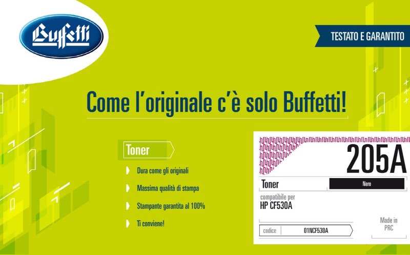 Toner HP - Compatibile 205A CF530A - Nero - 1.100 pag