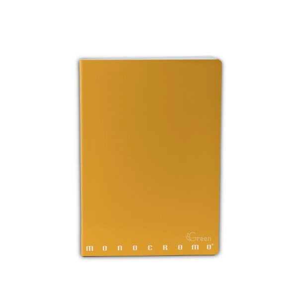 Maxiquaderno Monocromo Green - Rigatura 5M - Quadretto elementari e medie - 80 g - carta riciclata - A4 - copertine assortite