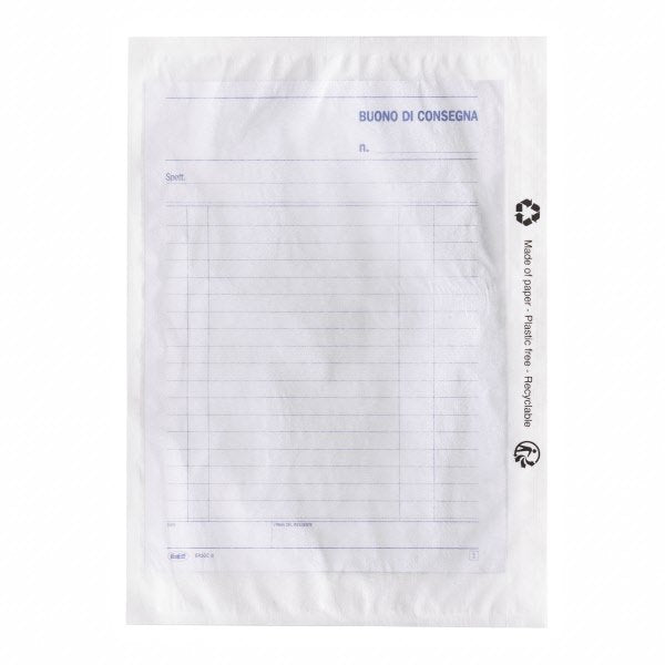 Buste adesive neutre per documenti postali - 175x125 mm - conf. 100 pz.