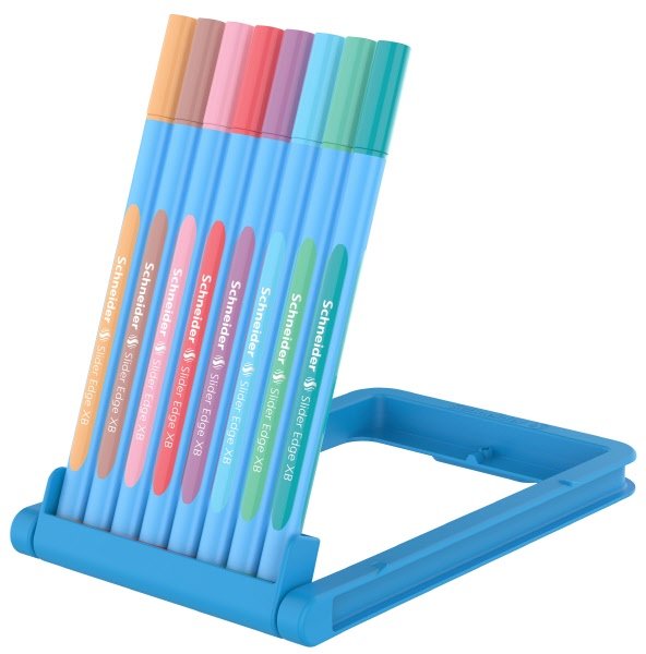 Penna a sfera Slider Edge tratto XB - 8 colori pastello assortiti