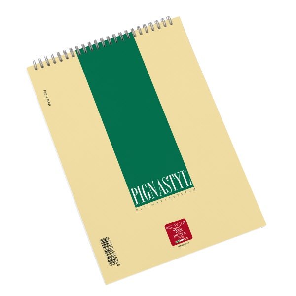 Blocco notes Pignastyl - A7  - Q - Quadretto elementari - spirale - 60 fogli da 80 g
