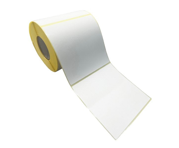 Rotolo da 500 etichette in carta adesive permanenti - f.to 50x100 mm - 1 pista
