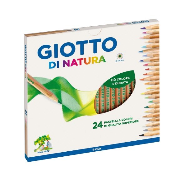 Pastelli Di Natura - Tratto 3,8 mm - Astuccio 24 pezzi