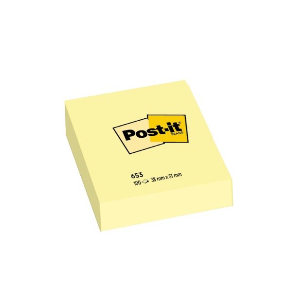 Foglietti Post-it Note - 38x51 mm - Giallo Canary