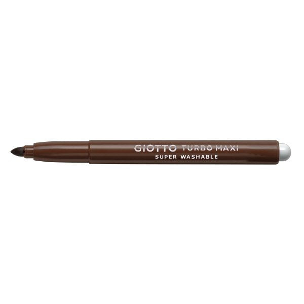 Pennarelli Turbo Giotto - Turbo Maxi punta larga 1-3mm - marrone