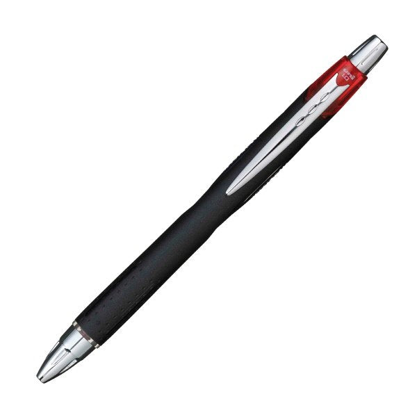 Penna a sfera gel a scatto Jetstream - rosso - Tratto medio