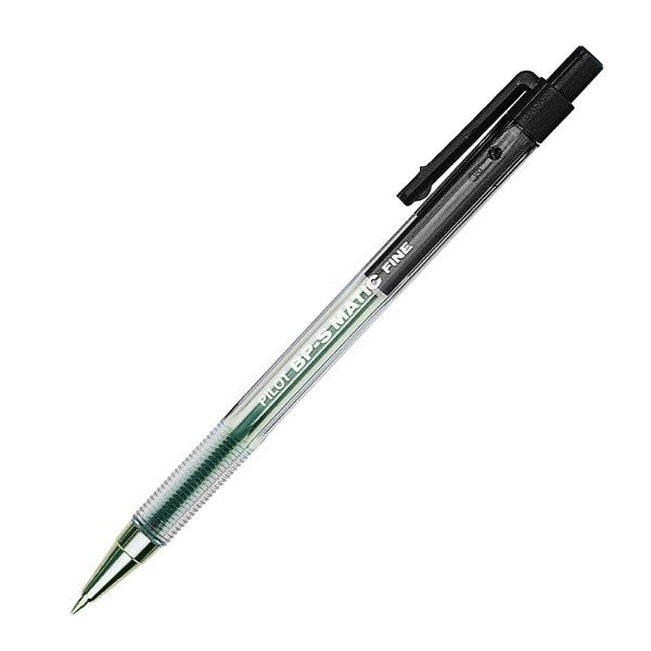 Penna a sfera a scatto BPS Matic - nero - Tratto fine