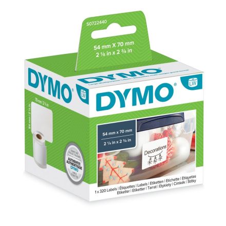 Etichette per Dymo LabelWriter - permanente - 70 x 54 mm - bianco