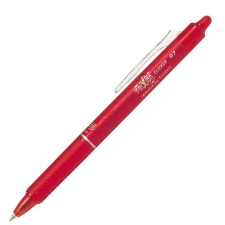 Penna a sfera cancellabile a scatto Frixion Ball Clicker - rosso - Tratto fine