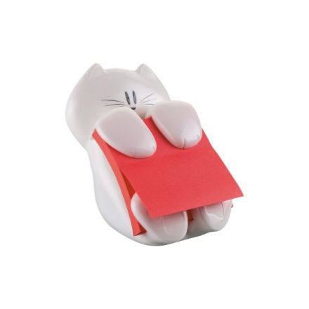 Dispenser Post-it® Z-Notes Gatto - rosso rubino