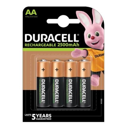 Pila ricaricabile Duralock Duracell - stilo - AA - 1,2 V