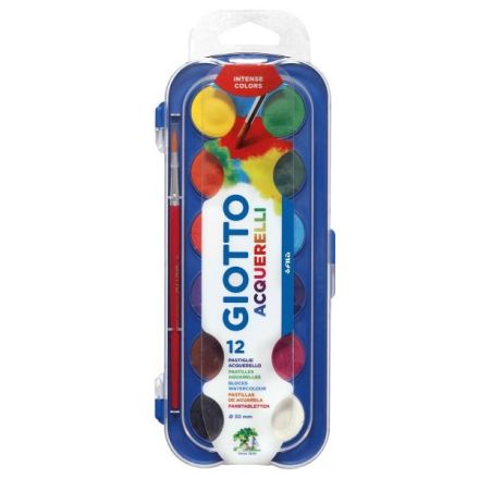 Conf. 12 Acquerelli - Contenuto 30 mm - da 3 anni in poi