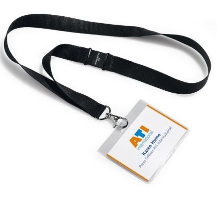 portanome con cordoncino - 6x9 cm