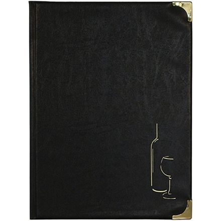 Carta dei vini A4-31,5x24cm - nero