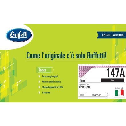 Toner HP - Compatibile Rigenerato 147A W1470A - Nero - 10.500 pag