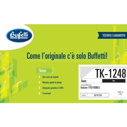 Kyocera Toner - Compatibile TK-1248 1T02Y80NL0 - Nero - 1.500 pag