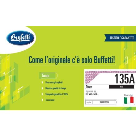 Toner HP - Compatibile Rigenerato 135A W1350A - Nero - 1.100 pag