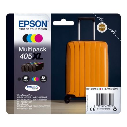 Epson - Multipack cartucce ink - 405XL - C/M/Y/K - 1.100 pag cad.