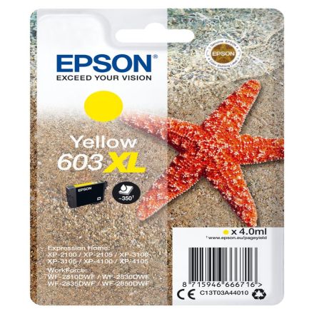 Epson - Cartuccia ink - 603XL - giallo - C13T03A44010 - 350 pag