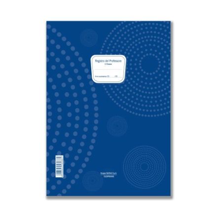Registro del professore ad 1 classe - 16 pagine - 34x24 cm