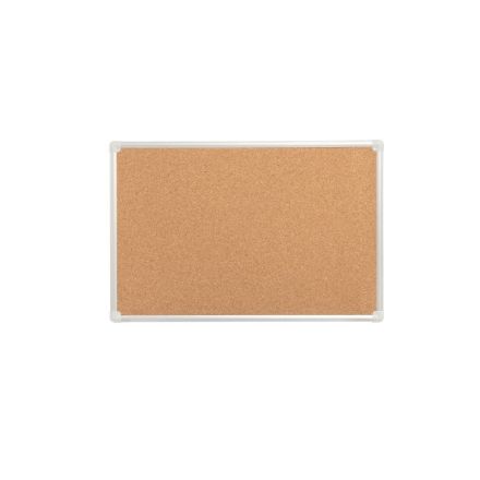 Pannello in sughero - cornice alluminio - 60x90 cm