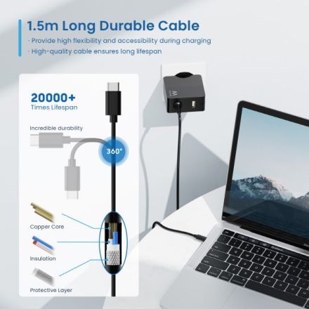 Caricabatterie per notebook - 45W