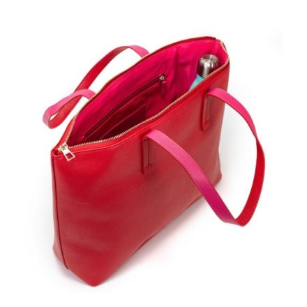 Borsa shopping 13" Winona - rosso ciliegia