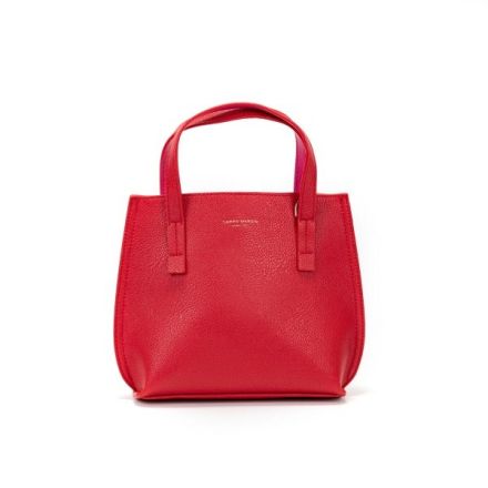 Borsa tote iconica mini - rosso ciliegia