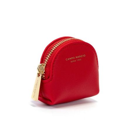 Porta monete Nora - rosso ciliegia