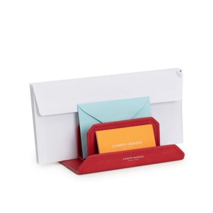 Porta biglietti da visita e portadocumenti Hegel - rosso ciliegia