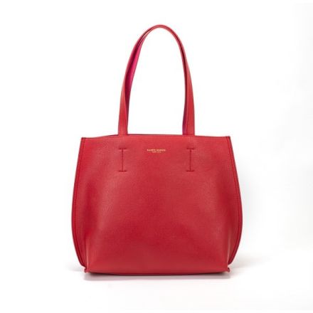 Borsa tote iconica midi - rosso ciliegia