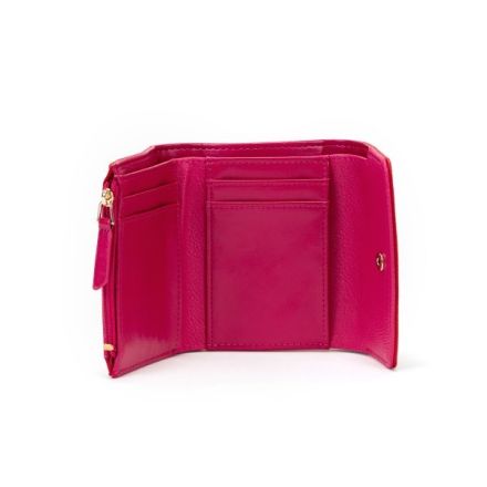 Portafoglio small Audrey - rosso ciliegia