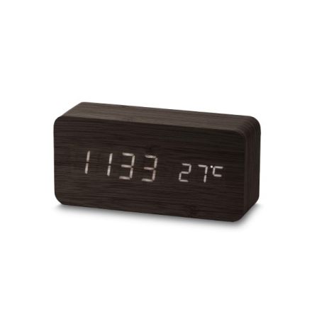 Sveglia led sound control 15X7X4 Cm - nero