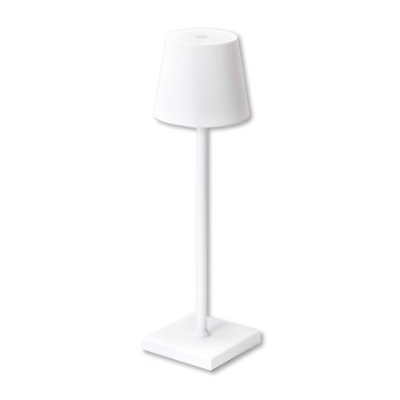 Touch lamp h. 38 cm - bianco
