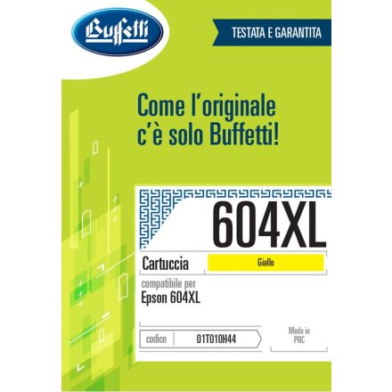 Epson Cartuccia ink jet - Compatibile 604XL C13T10H44010- Giallo - 350 pag