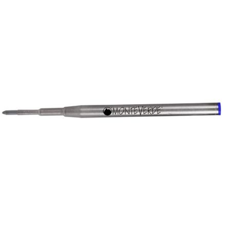Refill per penna a sfera MontBlanc - inchiostro blu - punta Media - blister 2 pezzi