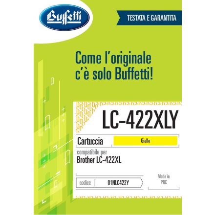 Brother Cartuccia ink jet - Compatibile LC-422XLY - Giallo - 1.500 pag