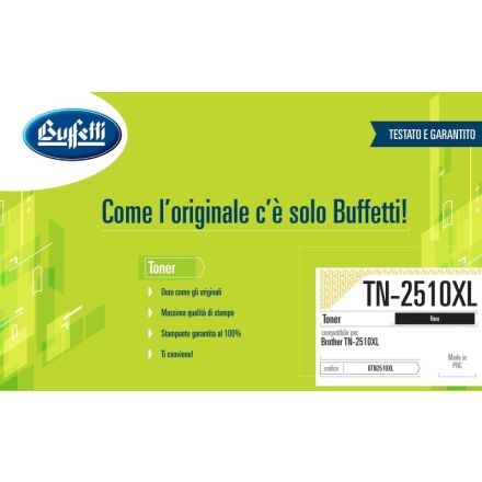 Brother Toner - Compatibile TN-2510XL - Nero - 3.000 pag