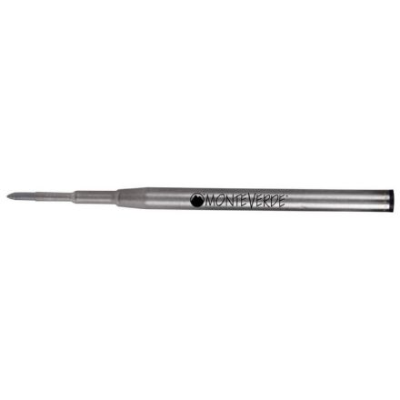 Refill per penna a sfera gel MontBlanc - inchiostro nero - punta Media - blister 2 pezzi