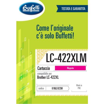 Brother Cartuccia ink jet - Compatibile LC-422XLM - Magenta - 1.500 pag