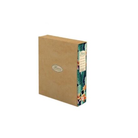 Raccoglitore Pigna Nature Flower - Formato protocollo - Dorso 8 cm - soggetti assortiti