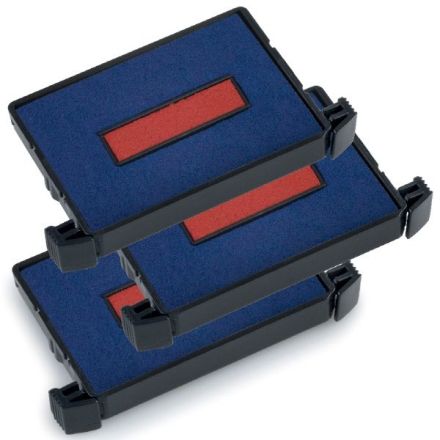 Cartucce Timbri autoinchiostranti Printy 4.0 Trodat - blu/rosso - per timbro 4750 (conf.3)