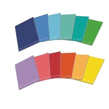 Maxiquaderni Monocromo The Original - Rigatura Q - Quadretto elementari - 80 g - copertine assortite