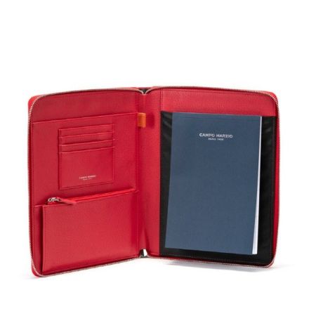 Portfolio A5 Albert - rosso ciliegia